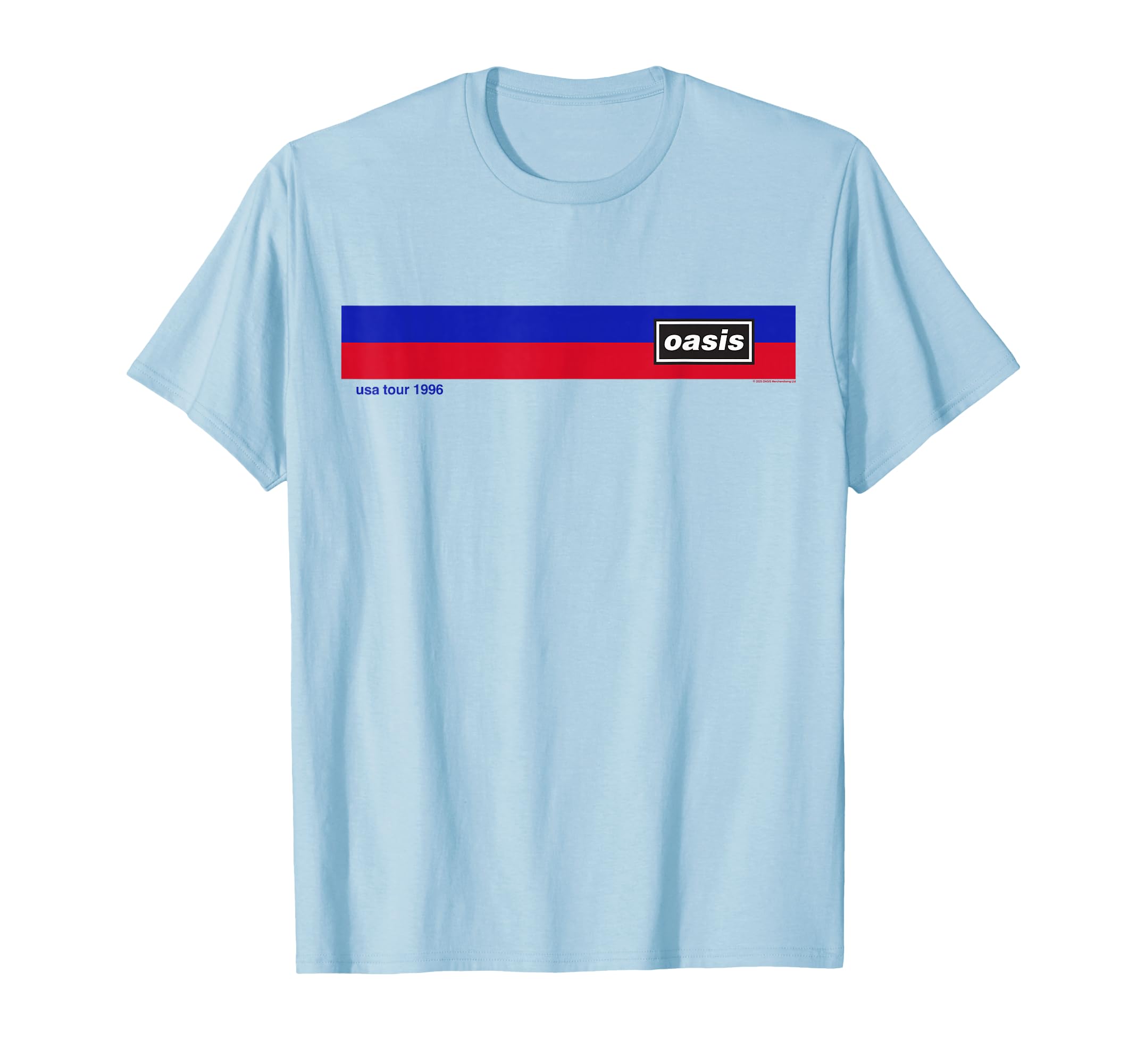 oasis オアシス1996ツアーtシャツL Oasis / オアシス - 1996 Tour Horizontal リンガーTシャツ(2色